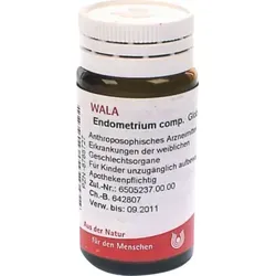 Endometrium Comp 20 G - Globuli - Globuli zur Unterstützung der Pflege bei Beschwerden der Gebärmutterschleimhaut. Praktische 20 g Packung für die einfache Anwendung.