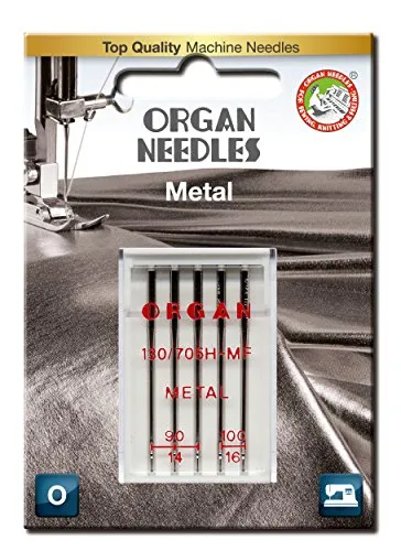 Organ Needles 5510000BL Maschinennadeln, Silber, 90/100 Größe, 5