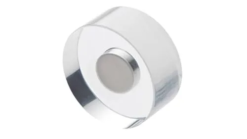 magnetoplan 1680030 Design Magnete - 6 Stück, transparente Neodym-Magnete mit 3 kg Haftkraft, dezent und vielseitig einsetzbar