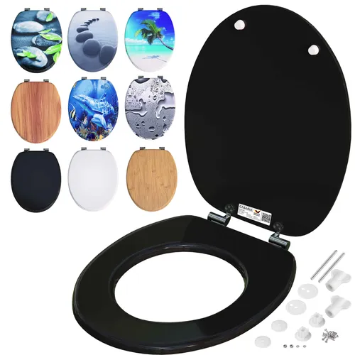 Casaria WC-Sitz mit doppelter Absenkautomatik