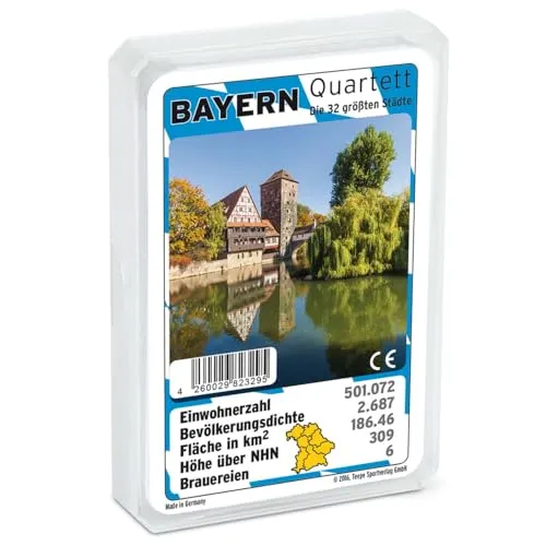 Cartamundi Spiel Bayern-Quartett - spannendes Quartettspiel für Fans des FC Bayern, ideal für die ganze Familie