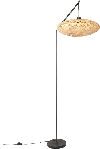 Produktbild Qazqa Stehlampe Ostrava, orientalisch aus Bambus