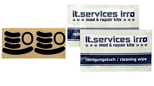 IT-Services Irro 2X Sets Glides/Mausgleiter passend für Logitech G Pro Wireless, inkl. 2 Reinigungspads