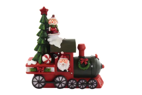 LED-Weihnachtszug mit Musik und Licht Farbwechsel Weihnachtsdeko Advents Lok