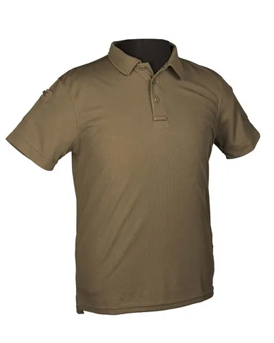 Mil-Tec Tactical Quick Dry Poloshirt Herren – Kurzarm mit Klettfläche & Ärmeltaschen - Atmungsaktives und schnelltrocknendes Poloshirt für Outdooraktivitäten und sportliche Einsätze. Praktische Oberarmtaschen und Klettflächen bieten höchste Funktionalität und Tragekomfort.