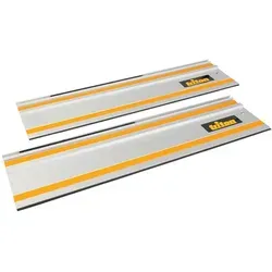 Triton TTSTP 270327 Führungsschienen 2x 700mm - Schleifmaschinen - Set aus 2 Führungsschienen (700mm) für präzise Schnitte, kompatibel mit Triton, Festool & Makita, inklusive Verbindungsstücken.