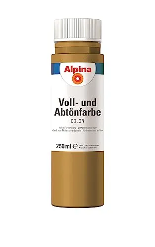 ROLLER Alpina Voll- und Abtönfarbe COLOR - saharabraun - 250 ml
