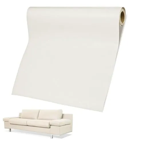 Leder Reparatur Set Leder Patch Kit, 60 x 137cm Leder Patch Selbstklebend | Leder Reparatur Patch, Kunstleder Selbstklebende Leder Reparatur Set für Sofas, Autositze, Bürostuhl, Kopfteil (Beige)