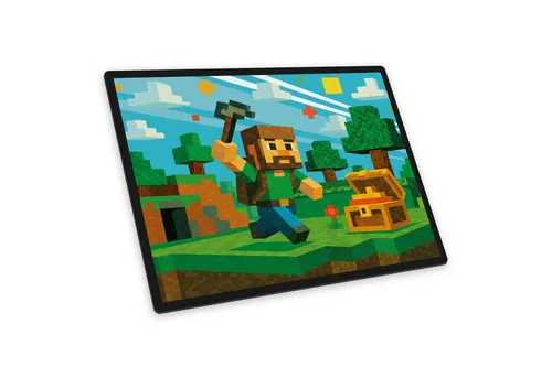 itenga Schreibtischunterlage itenga Schreibunterlage V1 Motiv Blockgame Pixel