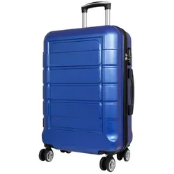 Trendyshop365 Koffer mittlerer Koffer M Weekender Hartschalenkoffer, mittelgroßer Trolley, Hartschale, Zahlenschloss, Zwillingsrollen