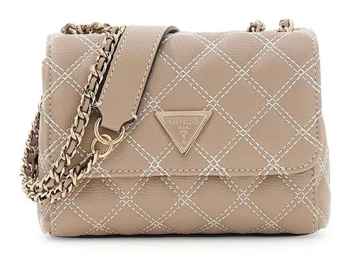 GUESS Umhängetasche Giully II Mini 2 Compartment - Stylische GUESS Umhängetasche mit gesteppter Oberfläche und zwei Fächern. Ideal für einen modischen Auftritt und praktische Aufbewahrung von Smartphone und Geldbörse. Perfekt für den Alltag!