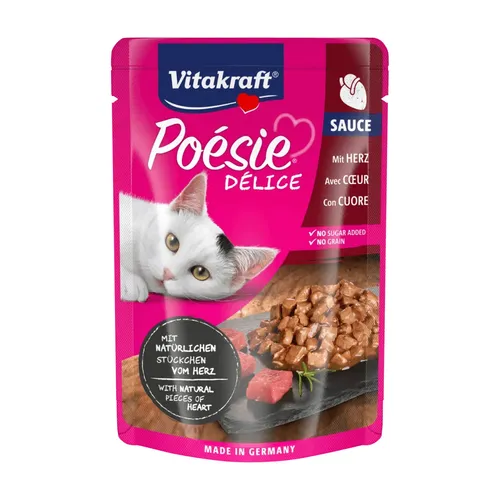 Vitakraft Katzenfutter Poesie DeliSauce Herz von Vitakraft GmbH