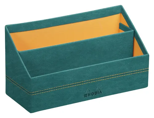RHODIA Briefhalter RHODIARAMA 2 Fächer pfaugrün