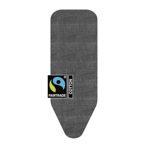 Brabantia Bügelbrettbezug, Jeansschwarz, Größe C (124 x 45 cm)