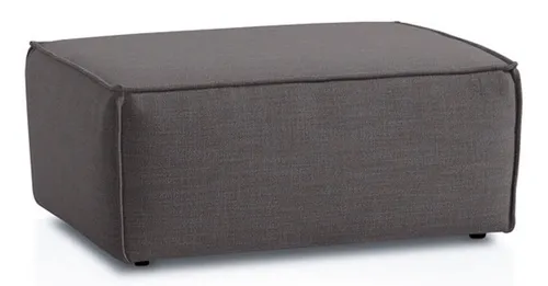 Feldmann-Wohnen Sitzhocker Doha (Doha, 1 St., Hocker), 102x77x44cm dunkelgrau