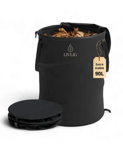 LIVLIG Gartensack 90L in schwarz von LIVLIG