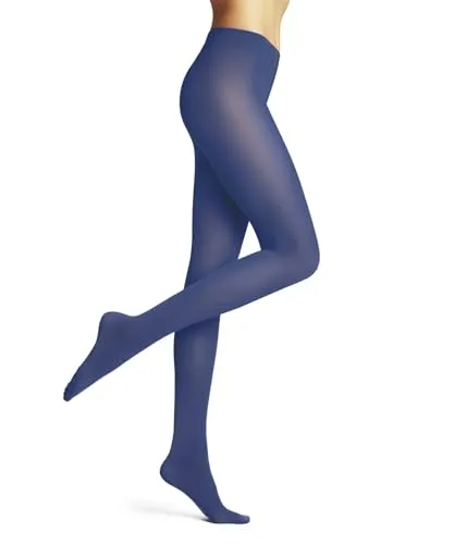 FALKE Damen Strumpfhose Pure Matt 50 DEN W Ti halb-blickdicht einfarbig 1 Stück, Blau Water 6550, L