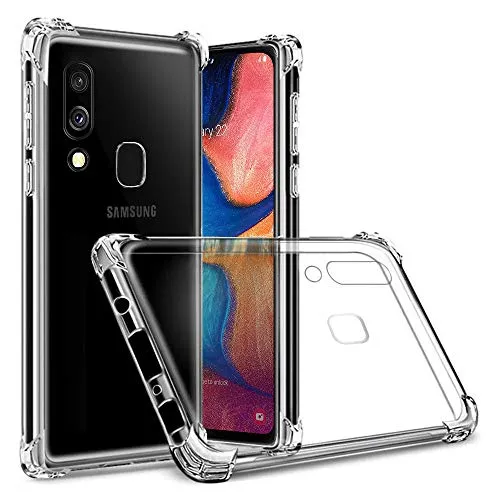 Schutzhülle für Samsung Galaxy A20e, Totill [kristallklar] [Anti-Gelb] Stoßfest Dünn Weiche Silikon Schutzhülle TPU Bumper Handyhülle für Samsung A20e Cover Funda Coque - Transparent