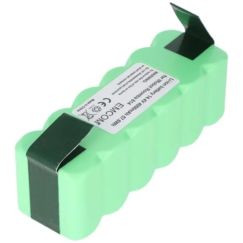 Ersatzakku für iRobot Roomba - 4000mAh Li-Ion - Hochwertiger Ersatzakku für iRobot Roomba mit 4000mAh für zuverlässige Reinigung. Kein Memory-Effekt, langlebige Lithium-Ionen-Technologie und passgenaue Verarbeitung für einfachen Einbau.