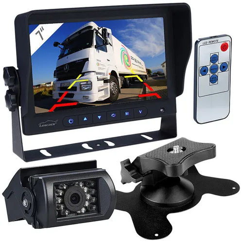 Lescars Rückfahrkamera für Lkw mit XXL 7