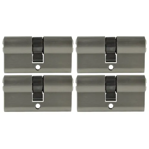 4x Profilzylinder gleichschließend 70mm 35/35 Not + Gefahr +20 Schlüssel Schloss