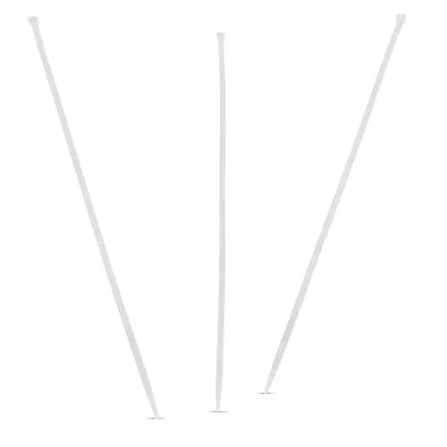 Kabelbinder (100x Kabelbinder 4,8 x 380 mm weiß)