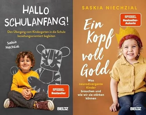 Hallo Schulanfang + Ein Kopf voll Gold + 1 exklusives Postkartenset