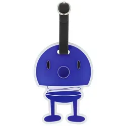 Hoptimist Kofferanhänger in Blau - (L)10 x (B)8 cm von Hoptimist