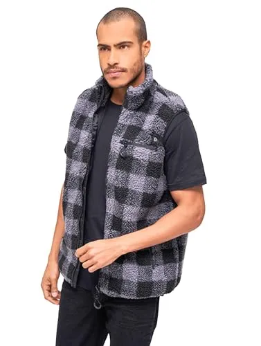 Brandit Teddyfleece Vest - warme Funktionsjacke in 3XL - Wärmende Teddyfleece-Weste mit atmungsaktivem Mesh-Innenfutter und geräumigen Taschen, ideal für Outdoor-Aktivitäten.