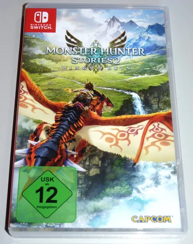 Nintendo Switch: Monster Hunter Stories 2: Wings of Ruin - Action & Abenteuer Spiel für Nintendo Switch, inklusive Handbuch und aus Japan, ideal für Fans der Monster Hunter-Serie.