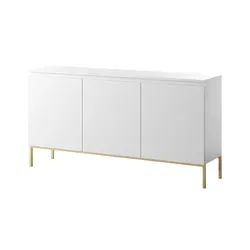 Selsey Kommode Bemmi 150 cm - Schrank mit 3 Türen und 6 Fächern - Kommoden & Sideboards mit schlichter Formgebung, langlebig und feuchtigkeitsbeständig – ideal zur stilvollen Ordnung in jedem Raum.