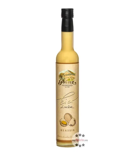 Prinz Eierlikör Klassik - Likör & Kräuterschnaps, einzigartig mit regionalen Zutaten und einem Hauch Bourbon-Vanille für einen besonderen Genuss.