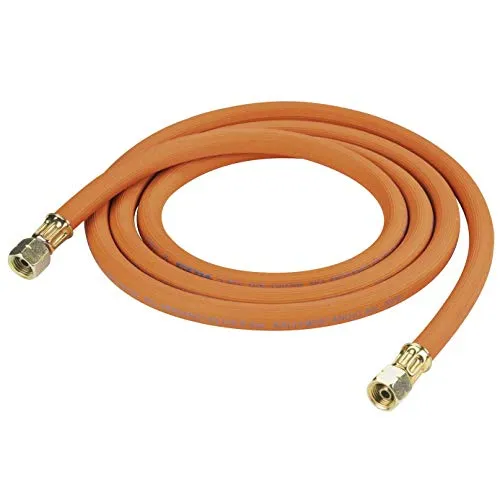 GOK Gasschlauch 40 cm Camping Gasschlauch 2 x 1/4 Zoll Linksgewinde bis -30°C Propangasschlauch