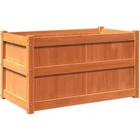 vidaXL Pflanzkübel aus Kiefernholz - Übertöpfe aus massivem Kiefernholz mit großzügigem Fassungsvermögen, ideal für Garten, Balkon und Terrasse. Perfekt für eine rustikale, dekorative Atmosphäre.