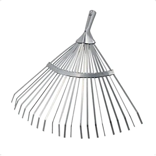 Rekord Laubbesen feststehend aus pulverbeschichtetem Stahl Arbeitsbreite ca. 46 cm - ohne Stiel, Laubrechen, Fächerbesen, Laubharke, Laubfeger, Laubbesen, Gartenwerkzeug