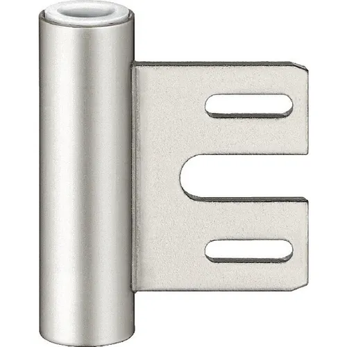 Rahmenteil für Stahlzargen, für 3-teilige Bänder, vernickelt