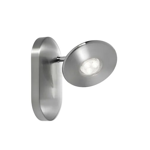 Power LED Wandspot Stahl gebürstet Wandleuchte Spot 7,5W