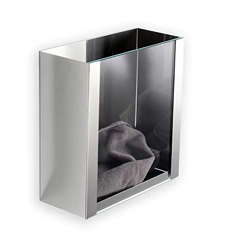 Handtuchablage, Wandabwurfbehälter für Gästetücher - Made in Germany