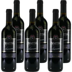 Soprano Primitivo Puglia IGT (6 x 0,75L) - Intensiver Rotwein - Rotwein aus Puglia, Italien, IGT-Qualität. Frisch und samtig mit würzigen Noten. Ideal zu Hartkäse und Wildgerichten. Genießen Sie diesen vollmundigen Primitivo bei 18°C.