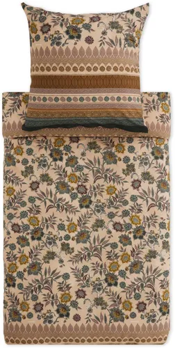 Bassetti Bettwäsche Varigotti V1 in Grün 155 x 220 cm in beige von Bassetti