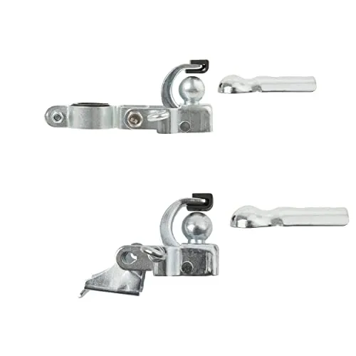 Resul Anhängerkupplung 2 in 1 zur Befestigung an Sattelstütze/Sattelklemmbolzen