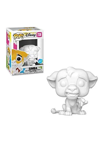 Funko Pop! Disney: Lion King-Simba - (DIY) - Weiß - The Lion King - König der Löwen, der - Vinyl-Sammelfigur - Geschenkidee - Offizielle Handelswaren - Spielzeug Für Kinder und Erwachsene