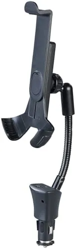 Produktbild Callstel Smartphone Halter: Kfz-Halterung mit 2 USB-Ladeports