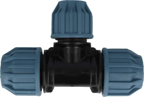 Jason 90° Reduzier-T-Stück PP 20mm x 16mm x 20mm Klemme 16bar