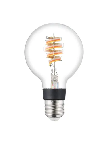 Eglo LED Leuchtmittel Zigbee E27, 4,9W - LED-Leuchtmittel mit Zigbee-Technologie für smartes Lichtmanagement, 400 lm Helligkeit und warmweißes Licht bei 3000K, ideal für moderne Wohnräume.