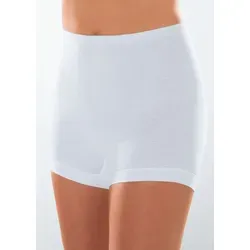 Pompadour Modeste Pagenschlüpfer 3er Pack | 40 | Weiss (PO-0060) - Bequeme Damen Pagenschlüpfer aus 100% Baumwolle, ideal für den täglichen Tragekomfort bis Größe 52.