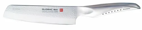 GLOBAL SAI-M06 Gemüsemesser 15 cm - Hochwertiges Gemüsemesser aus Japan mit 15 cm Klinge aus Cromova 18 Stahl, außergewöhnlicher Schärfe und ergonomischem Edelstahlgriff für präzises Schneiden. Ideal für Profis und Hobbyköche.