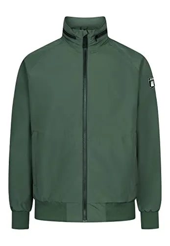 derbe Herren Wetterschutzjacke Ripby Regenjacke Kombu Green Black grün schwarz - XL
