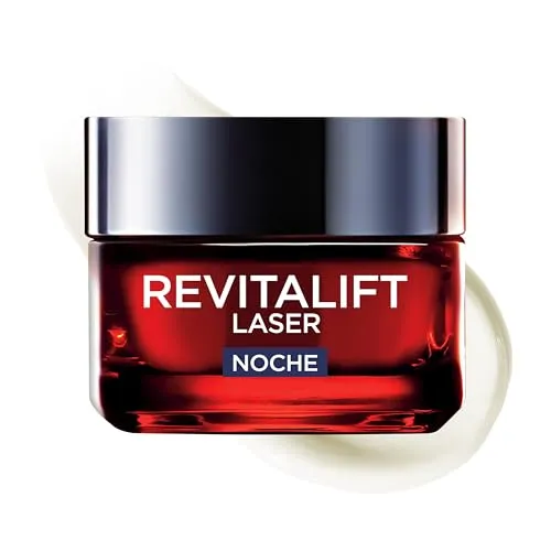 L'Oréal Paris Revitalift Nachtcreme - Intensivpflege für strahlende Haut - Nachtpflege mit Anti-Aging-Effekt, revitalisiert die Haut über Nacht für ein jugendliches Erscheinungsbild.