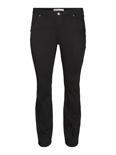 VERO MODA Female Straight-Fit VMCFLASH Jeans in schwarz von VERO MODA